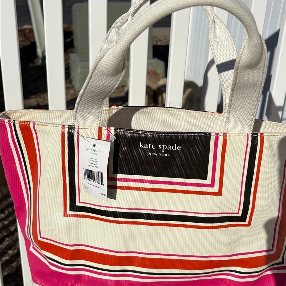 Kate Spade New York Coated Canvas NWT Tote and Zippered Pencil Case